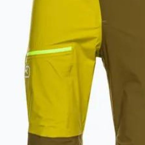 Férfi Ortovox 3L Ortler síelőnadrág zöld 7071800006