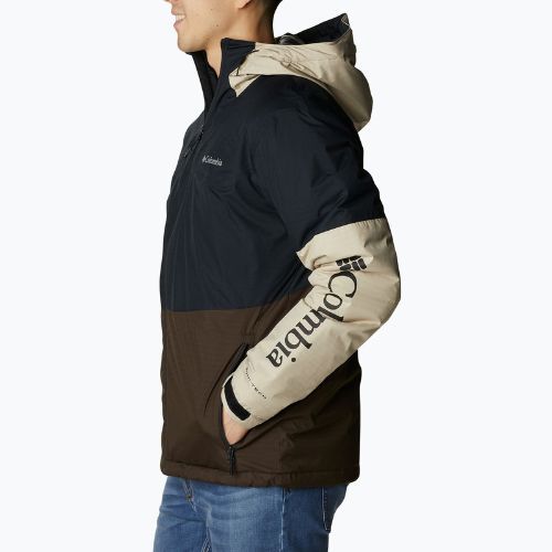 Columbia Point Park Insulated férfi pehelypaplan kabát barna és fekete 1956811