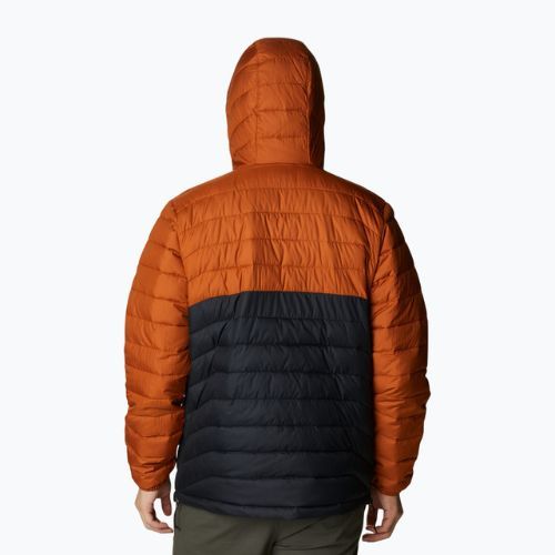 Columbia Powder Lite Anorak férfi pehelypaplan dzseki narancssárga és fekete