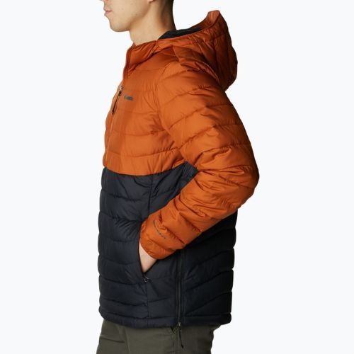 Columbia Powder Lite Anorak férfi pehelypaplan dzseki narancssárga és fekete