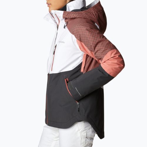 Columbia Snow Slab Blackdot női sí dzseki fekete és piros 2007551