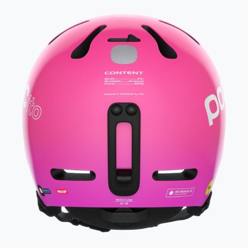 Gyermek síbukósisakok POC POCito Fornix MIPS fluorescent pink