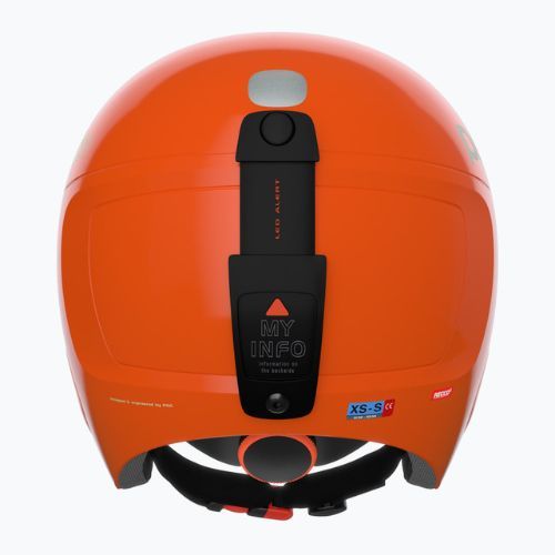 Gyermek síbukósisakok POC POCito Skull fluorescent orange