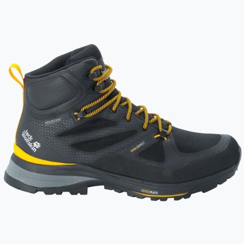 Jack Wolfskin férfi Force Striker Texapore Mid trekking csizma black/burly yellow xt 4038823
