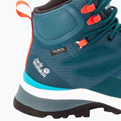 Jack Wolfskin Force Striker Texapore Mid női túrabakancs kék 4038873