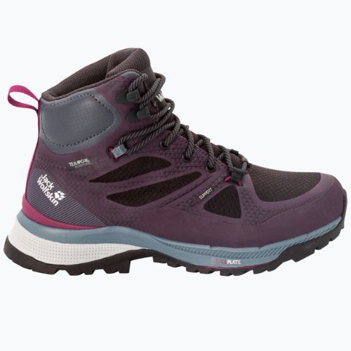 Női túrabakancsok Jack Wolfskin Force Striker Texapore Mid lila 4038873