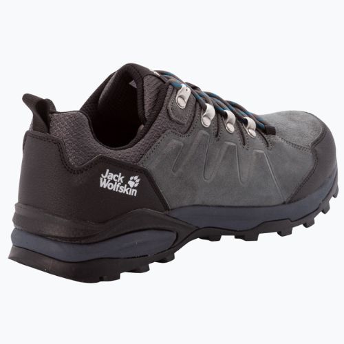 Jack Wolfskin férfi Refugio Texapore Low túrabakancs szürke-fekete 4049851