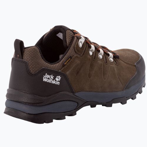 Jack Wolfskin férfi Refugio Texapore Low túrabakancs zöld/fekete 4049851