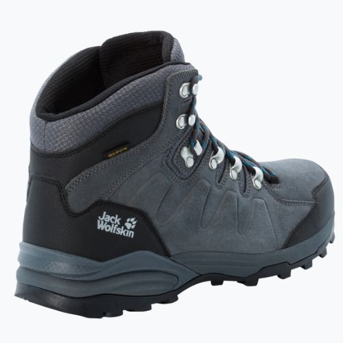 Jack Wolfskin férfi túrabakancs Refugio Texapore Mid szürke-fekete 4049841