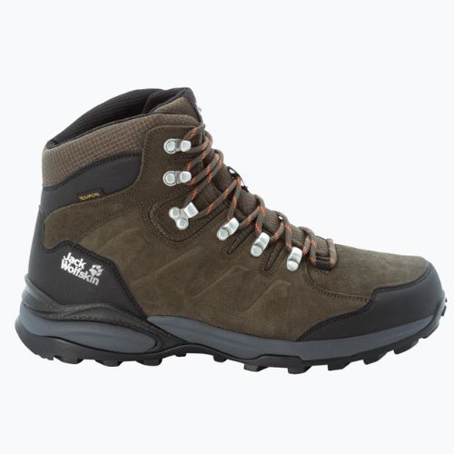 Jack Wolfskin férfi túrabakancs Refugio Texapore Mid barna/fekete 4049841