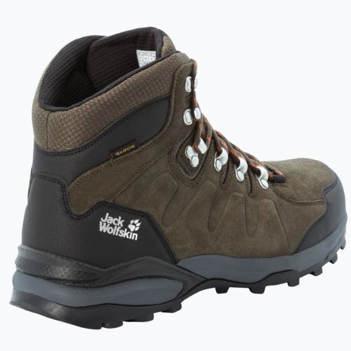 Jack Wolfskin férfi túrabakancs Refugio Texapore Mid barna/fekete 4049841