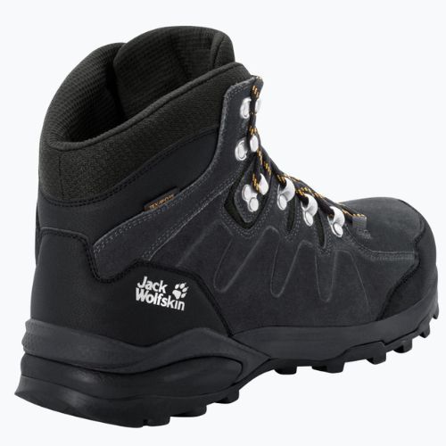 Jack Wolfskin Refugio Texapore Mid férfi túrabakancs fekete 4049841