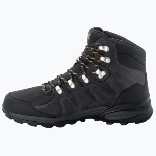 Jack Wolfskin Refugio Texapore Mid férfi túrabakancs fekete 4049841