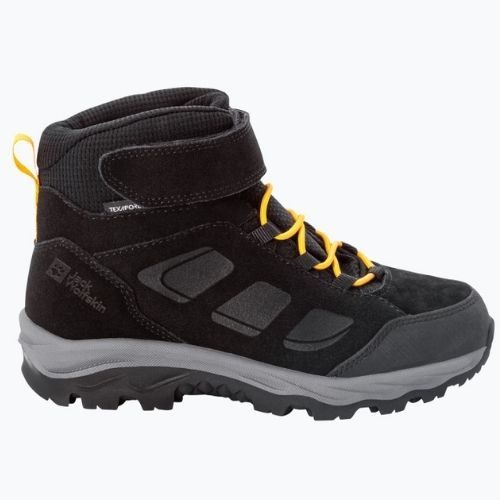 Jack Wolfskin Vojo Lt Texapore Mid gyermek túrabakancs fekete 4054021