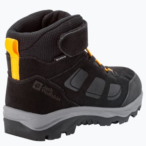 Jack Wolfskin Vojo Lt Texapore Mid gyermek túrabakancs fekete 4054021