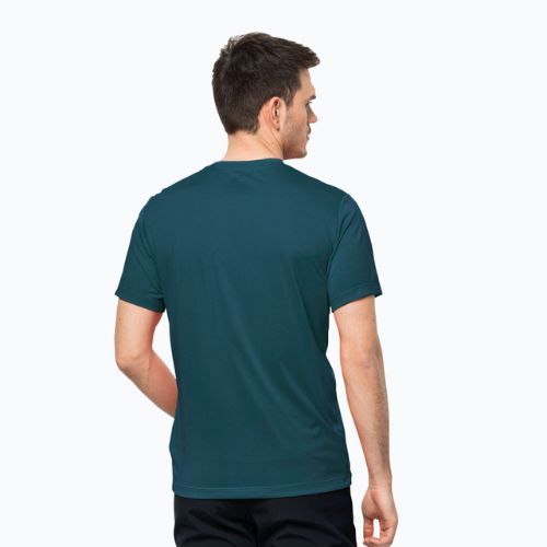 Férfi Jack Wolfskin Hiking Graphic póló kék 1808761_4133