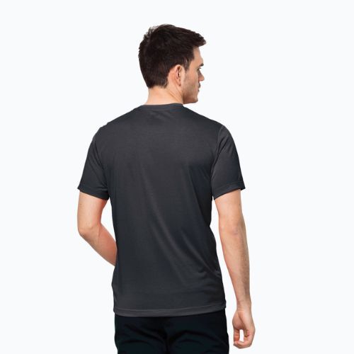 Férfi Jack Wolfskin Hiking Graphic szürke póló 1808761_6230