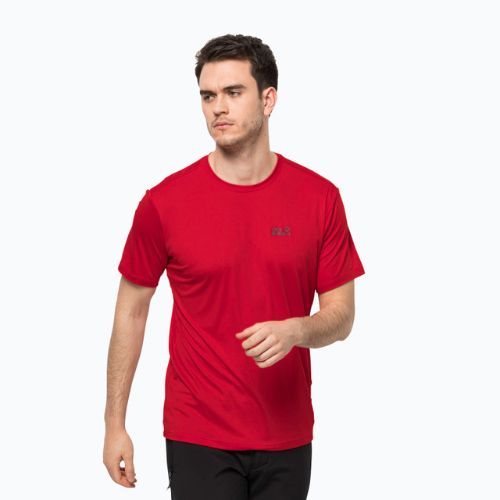 Jack Wolfskin férfi trekking póló Tech piros 1807071_2206