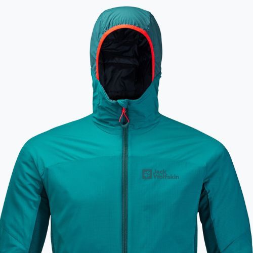 Jack Wolfskin férfi sí dzseki Alpspitze Ins Hoody zöld 1206781_1124