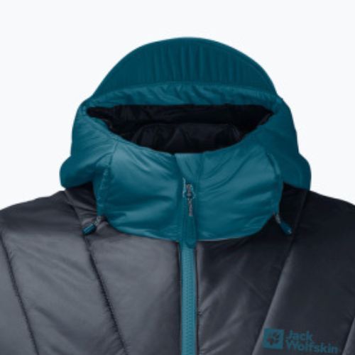 Jack Wolfskin férfi pehelypaplan Nebelhorn Down Hoody kék 1207141_4133