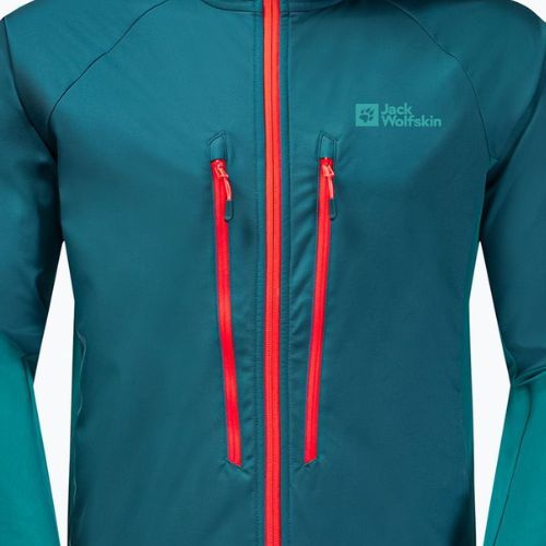 Jack Wolfskin férfi Alpspitze Hoody zöld 1307371_4133 sí kabát