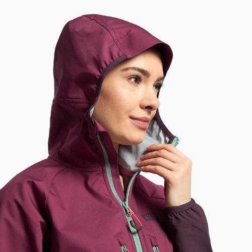 Jack Wolfskin Alpspitze Hoody női sí kabát lila 1307391_1014