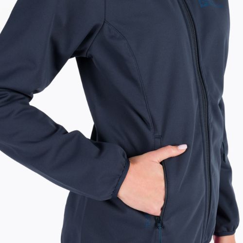 Jack Wolfskin női softshell dzseki Windhain Hoody navy blue 1307481_1010