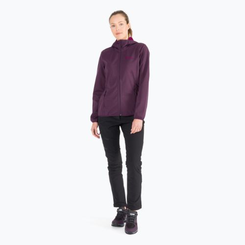 Jack Wolfskin női softshell kabát Windhain Hoody lila 1307481