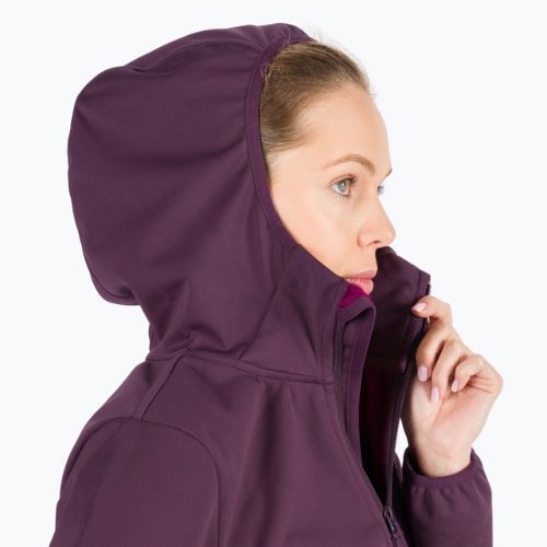 Jack Wolfskin női softshell kabát Windhain Hoody lila 1307481