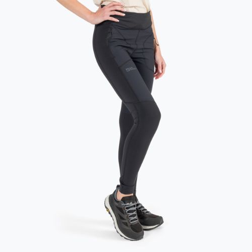 Jack Wolfskin női leggings Salmaser Tights fekete 1507781_6000_005