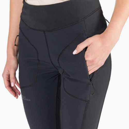 Jack Wolfskin női leggings Salmaser Tights fekete 1507781_6000_005