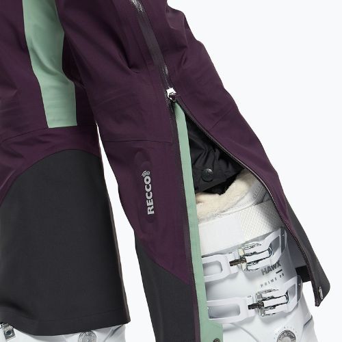 Jack Wolfskin női Alpspitze 3L síelőnadrág zöld 1115211