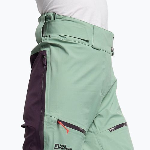 Jack Wolfskin női Alpspitze 3L síelőnadrág zöld 1115211