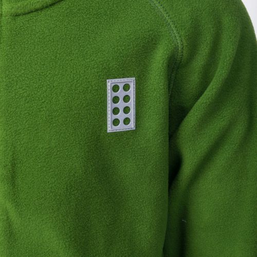 Gyermek fleece pulóver LEGO Lwsinclair 703 zöld 22973