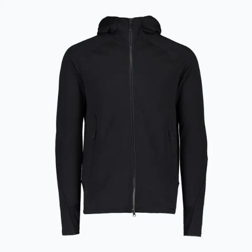 Férfi trekking pulóver POC Merino Zip Hood uranium black