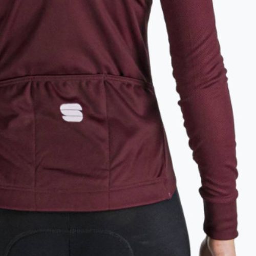 Női kerékpáros mez Sportful Kelly Thermal Jersey piros 1120530.605