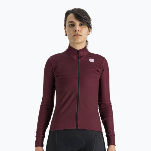 Női kerékpáros mez Sportful Kelly Thermal Jersey piros 1120530.605