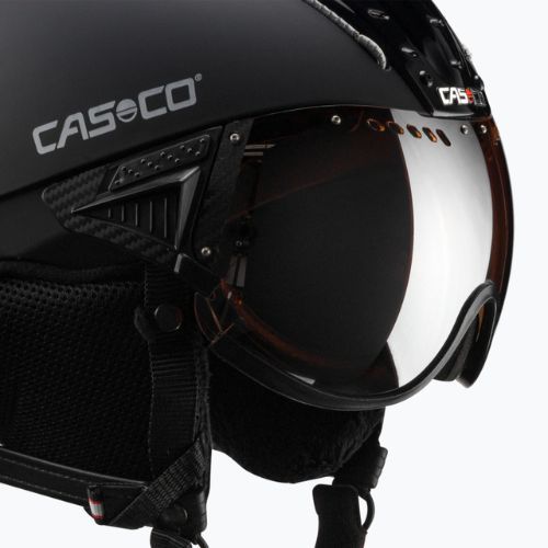 CASCO síbukósisak SP-2 Carbonic Visor fekete 07.3732