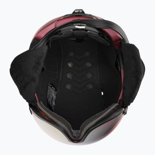 CASCO síbukósisak SP-2 Carbonic Visor piros 07.3738