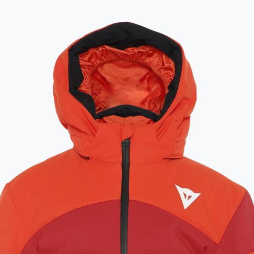 Gyermek sí kabát Dainese Ribbo Padding cherry tomato/chili pepper