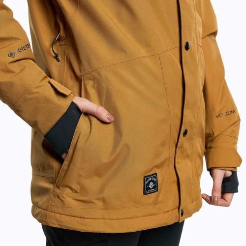 Női snowboard dzseki Volcom Ell Ins Gore-Tex Caramel H0452302