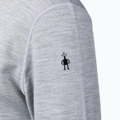 Férfi termoaktív pulóver Smartwool Merino 250 Baselayer Crew Boxed világosszürke melírozott