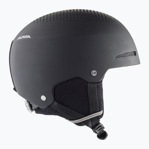 Gyermek síbukósisakok Alpina Zupo black matte