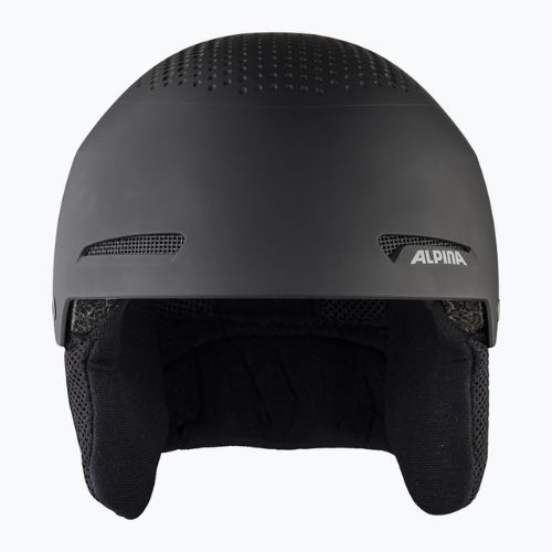 Gyermek síbukósisakok Alpina Zupo black matte