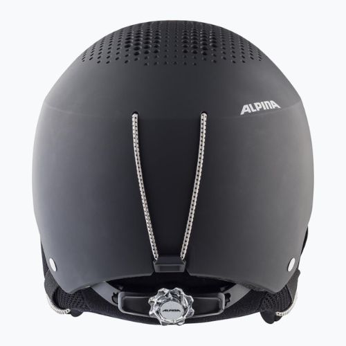 Gyermek síbukósisakok Alpina Zupo black matte