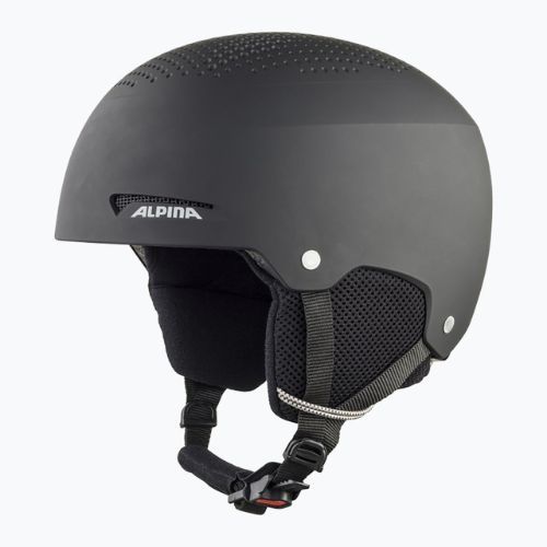Gyermek síbukósisakok Alpina Zupo black matte