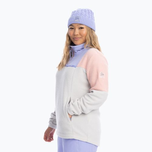 Női snowboard pulóver ROXY Chloe Kim Layer 2021 heather grey