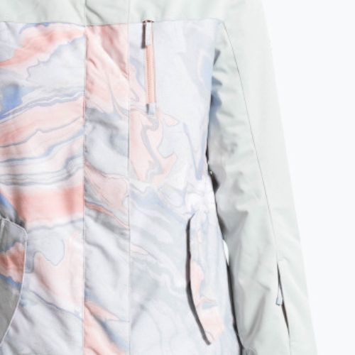 Női snowboard kabát ROXY Jetty Block 2021 gray violet marble