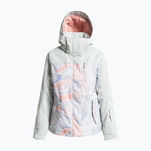 Női snowboard kabát ROXY Jetty Block 2021 gray violet marble