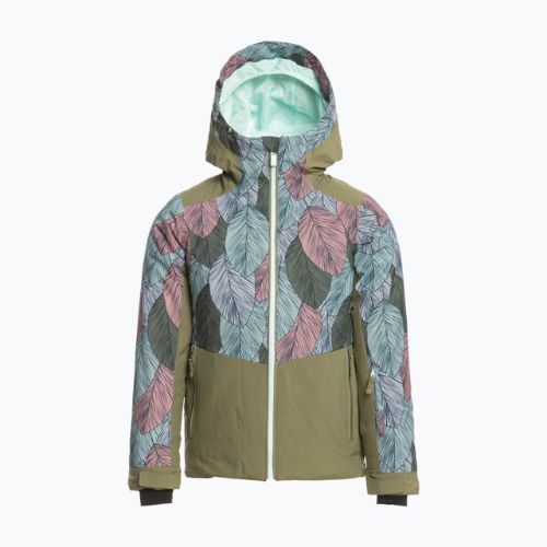 Gyermek snowboard kabát ROXY Silverwinter 2021 fair aqua la palmeraie rg